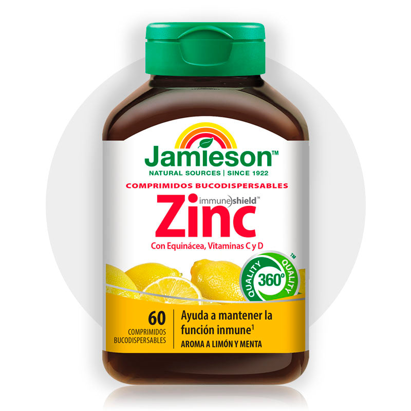 Jamieson Zinc 60 pastillas para chupar