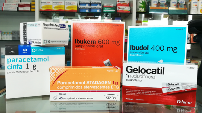 Ibuprofeno y Paracetamol ¿con o sin receta?