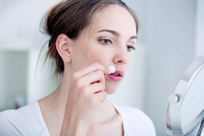 Evita el contiagio del herpes labial