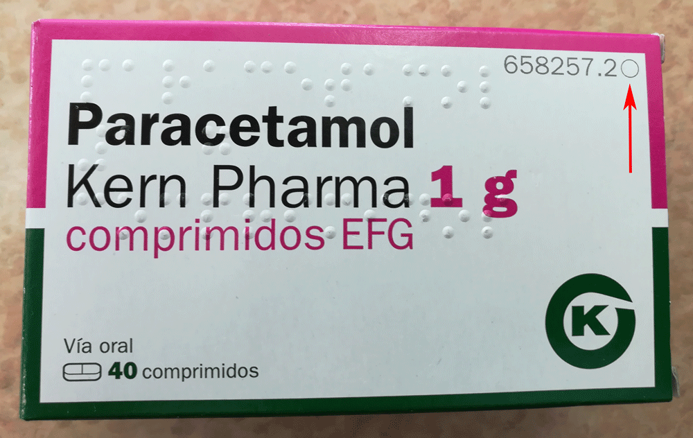 Paracetamol 1g 40 comprimidos