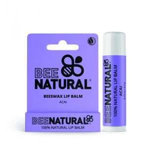 Bee Natural Bálsamo Labial Cera de Abeja Sabor ACAI