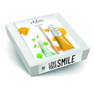 Set Regalo Ohlala "Blossom Orange Set" (Orange Menta 100 ml + Menta Fresca 15 ml + Cepillo Bamboo)