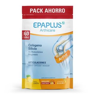 Epaplus Arthicare Colágeno + Silicio + Ácido Hialurónico INSTANT Pack Ahorro 700 g Sabor Limón
