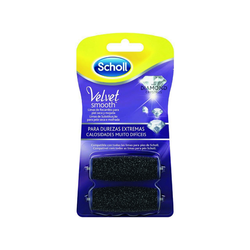 ZZ2Dr.Scholl Velvet Smooth Recambio Lima Dureza Extrema