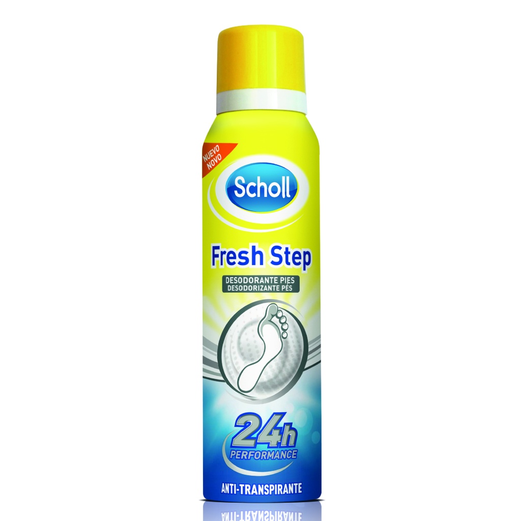 ZZ2Dr.Scholl Desodorante Pies Anti-transpirante Fresh Step Spray 150 ml