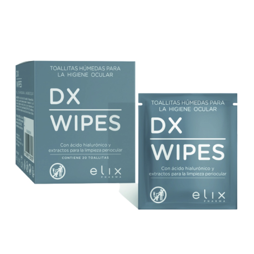 DX WIPEX 20 Toallitas Humedas Oculares