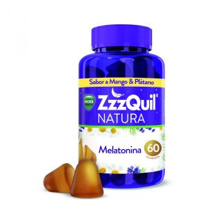 VICKS ZZZQuil Metatonina Mango & Platano 60 Gumis