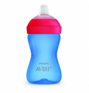 Philips Avent Vaso con boquilla dura +12m - 300ml AZUL