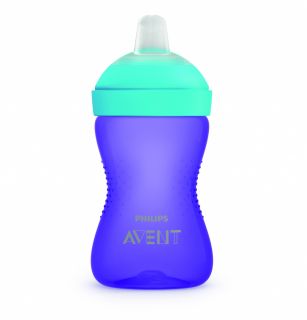 Philips Avent Vaso con boquilla dura +12m - 300ml MORADO