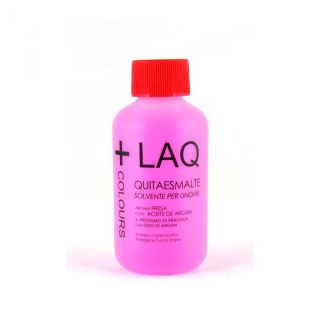 QUITAESMALES + ARGAN OIL AROMA FRESA 100 ml +LAQ COLOURS