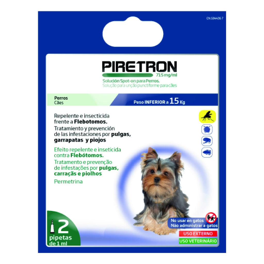 Piretron 1 ml Blister 2 pipetas