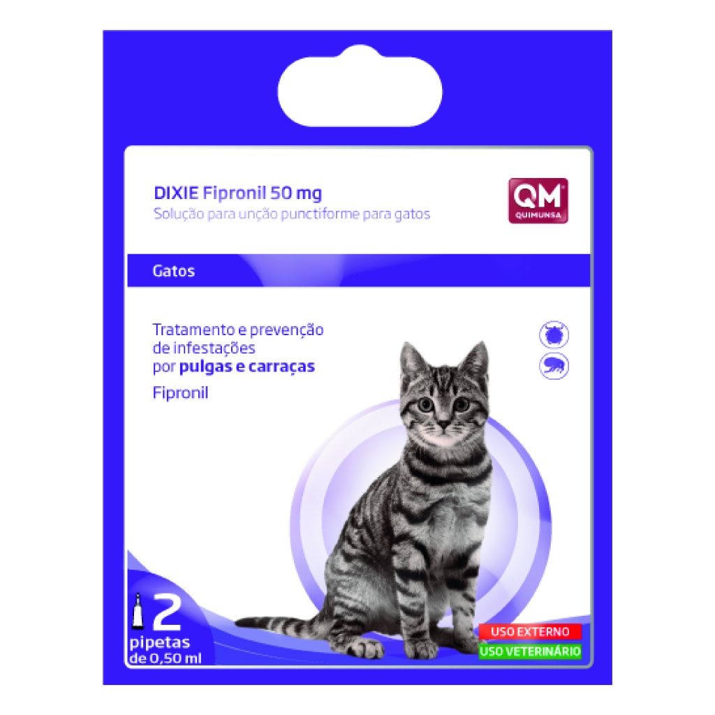 QM Spot On Gatos 0,5 ml 2 pipetas