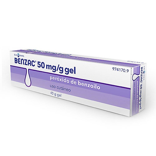 Benzac 50 mg/g gel 40g