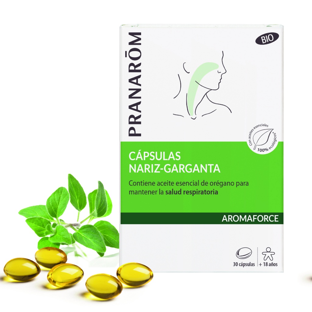 Pranarôm AROMAFORCE Cápsulas Nariz-Garganta 30 cápsulas