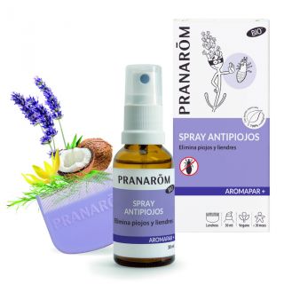 Pranarôm AROMAPAR Spray Antipiojos + lendrera Bio (eco) 30 ml