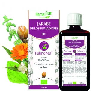 HERBALGEM Jarabe de los Fumadores Bio 250 ml