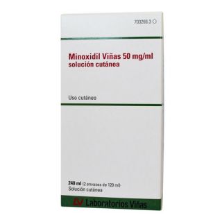 Minoxidil Viñas 5% solución cutánea 240 ml