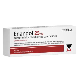 Enandol 25 mg 10 comprimidos