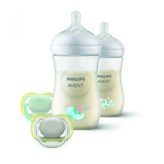 Philips Avent Pack Natural Response 2 biberones + 2 chupetes