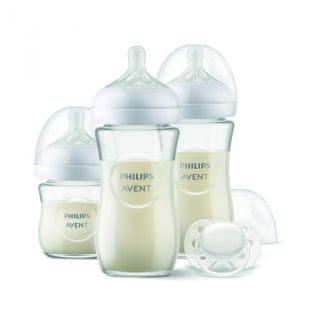 Philips Avent Pack Natural Response Cristal 3 biberones + 1 chupete