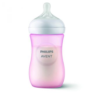 Philips Avent Biberón Natural Response 260ml - rosa