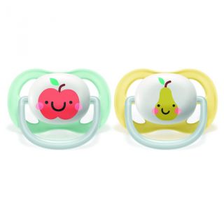Philips Avent 2 chupetes ultra air collection fruit 0-6 meses neutro