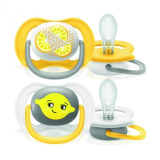 Philips Avent 2 chupetes ultra air collection fruit 6-18 meses neutro
