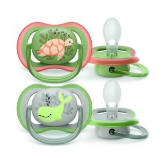 Philips Avent chupetes ultra air 6-18 m tortuga/ballena niño 2 uds