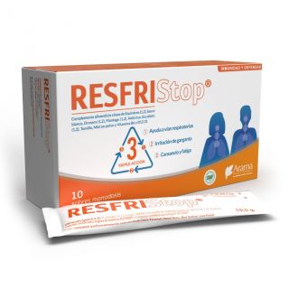 Resfristop 10 sobres sabor naranja