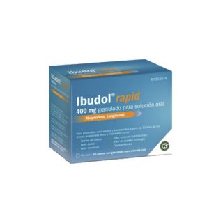 Ibudol Rapid 400 mg 20 sobres granulado para solución oral