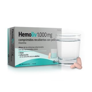 Hemoliv Hemorroides Diosmina 1000 mg 30 comprimidos
