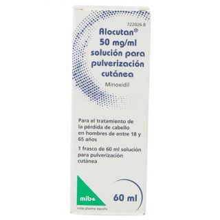 Alocutan 50 Mg/Ml Solucion Para Pulverizacion Cutanea 1 Frasco 60 Ml