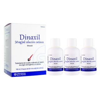 Dinaxil 50 Mg/Ml Solucion Cutanea 3 Frascos 60 Ml