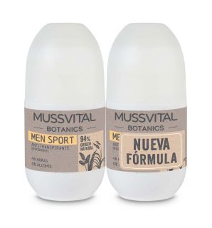 Mussvital Desodorante Men Sport Botanics  Duplo 2x75 ml