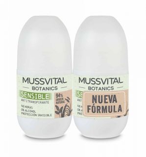Mussvital Desodorante Sensible Botanics Duplo 2x75 ml