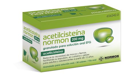 Acetilcisteína Normon EFG 200 mg 30 sobres