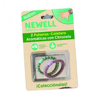 Newell Pulsera/Coletero con Citronela 2 unidades