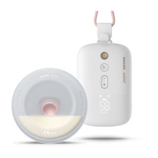 Philips Avent Extractor Manos libres Single. (Cojin SkinSense, 1 copa de extracción ligera y transparente. Incluye tarjeta medición pezón, 1 cojin de 21/24 mm y 1 protector de pezón de 19 mm)