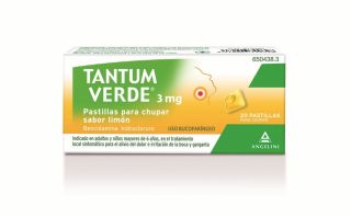 Tantum Verde sabor limón 20 pastillas