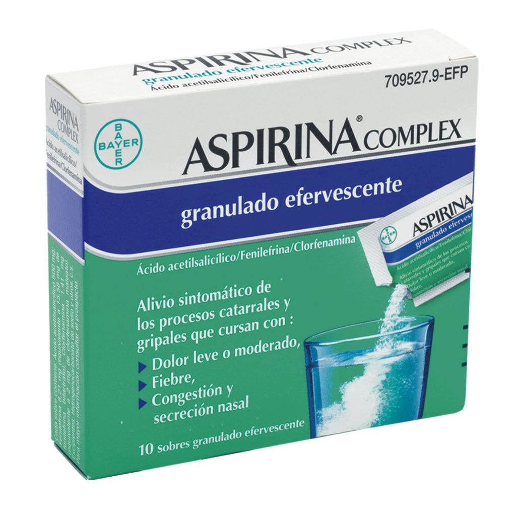 Aspirina Complex 10 sobres granulado efervescentes