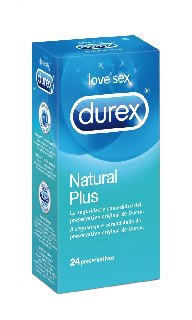 Durex Preservativos Natural Plus Easy On 24 Unidades