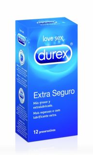 Durex Preservativos Extra Seguro Easy On 12 Unidades
