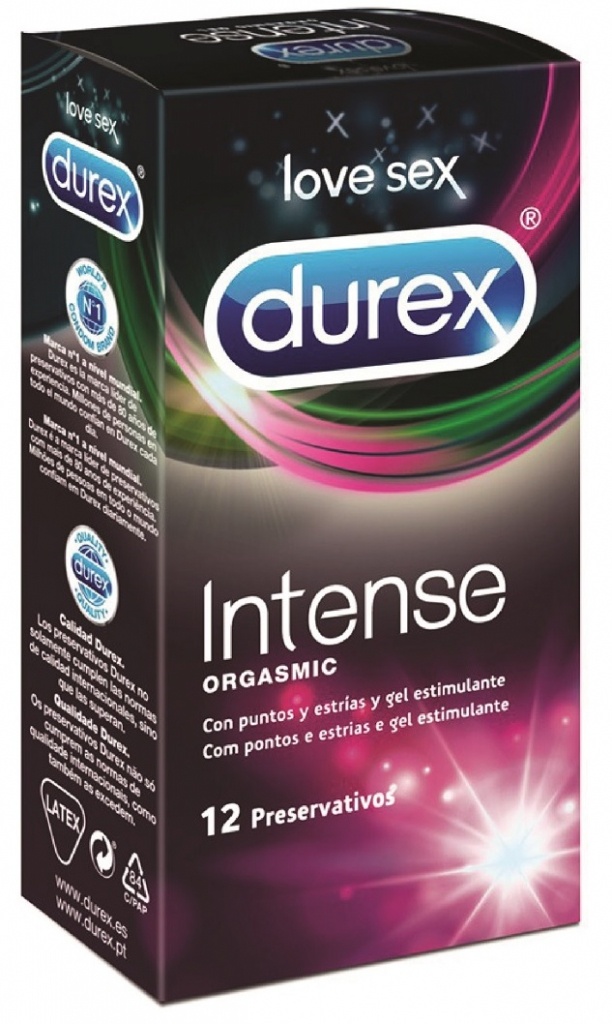 Durex Preservativos Intense Orgasmic 12 Unidades