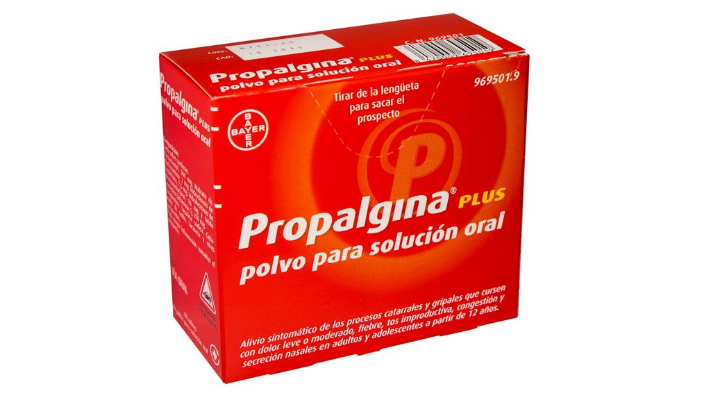 Propalgina Plus 10 sobres polvo solución