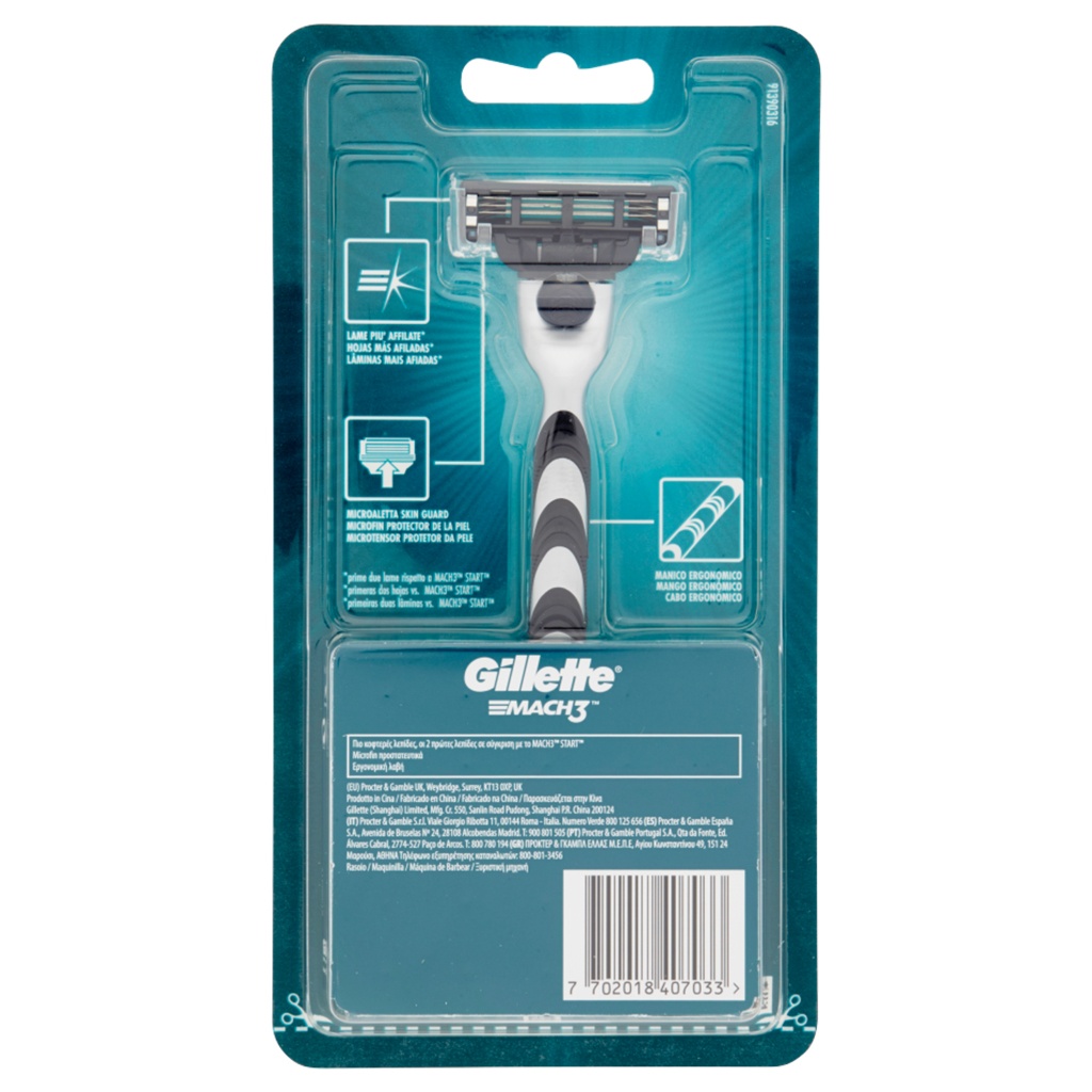 Gillette máquina mach 3 