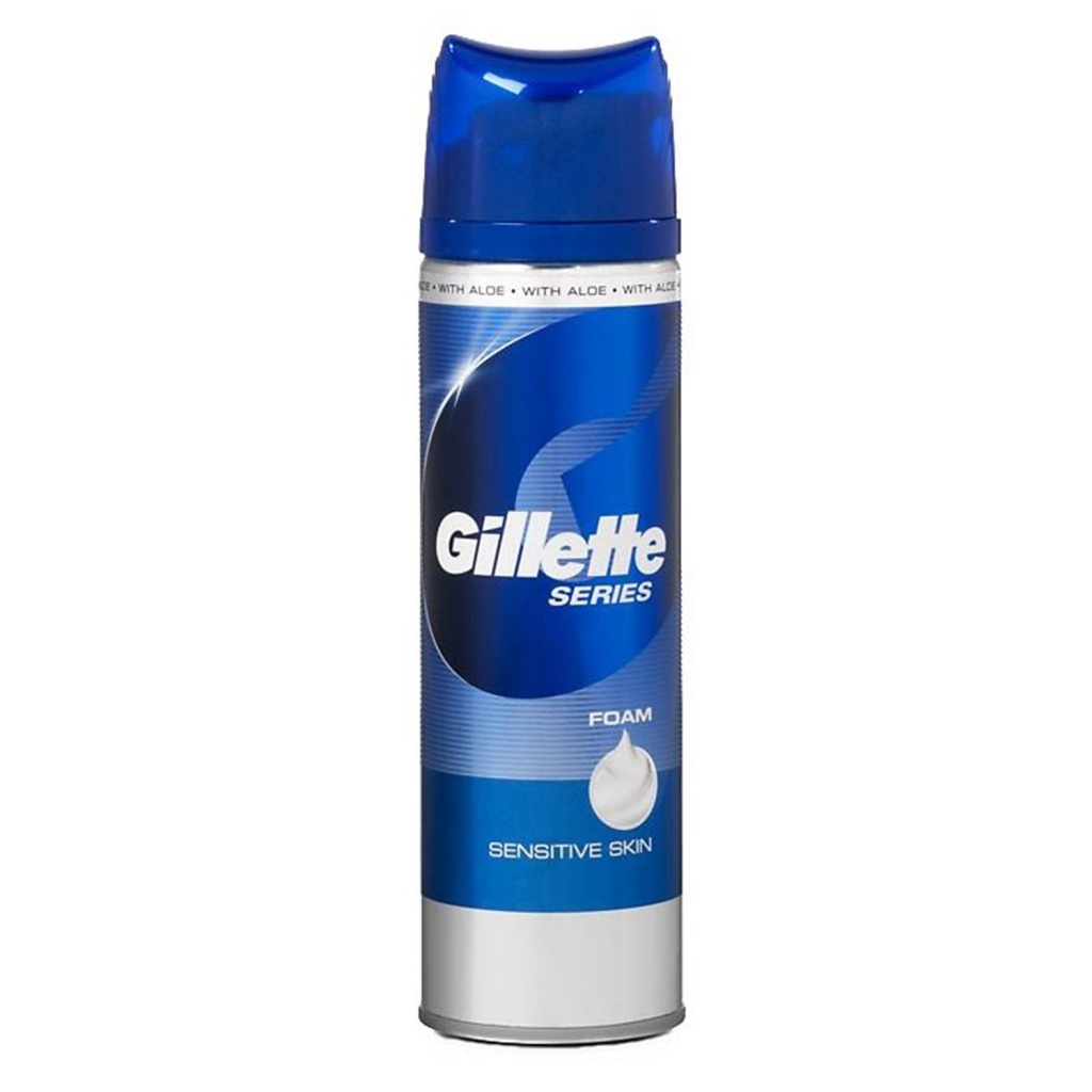 ZZ Gillette espuma piel sensible series 250 ml