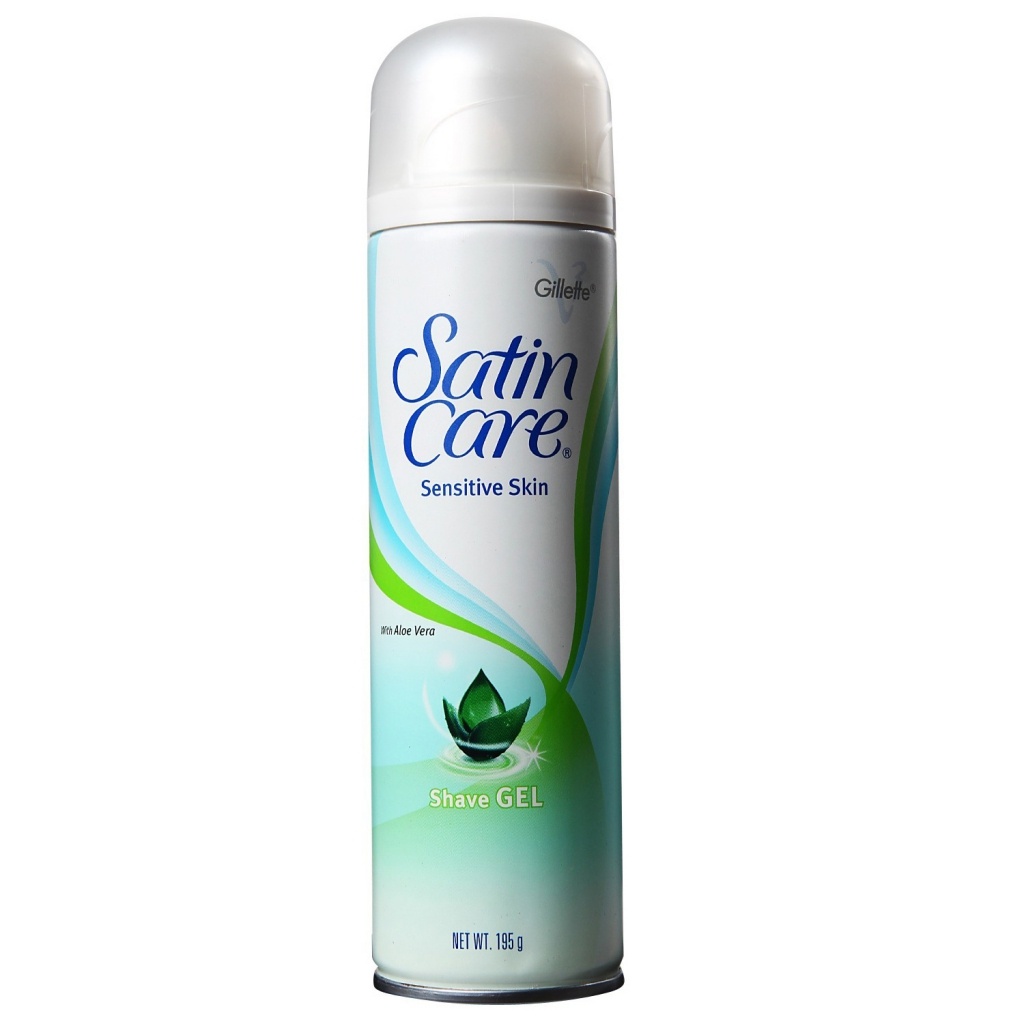 Gillette satin care gel piel sensible 200 ml