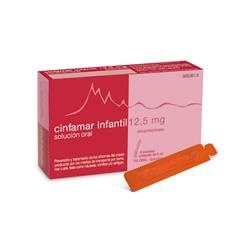 Cinfamar infantil 12.5 mg 12 sobres solución oral