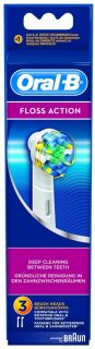 Oral-B recambio cepillo eléctrico EBI-25 flossaction 3 unidades