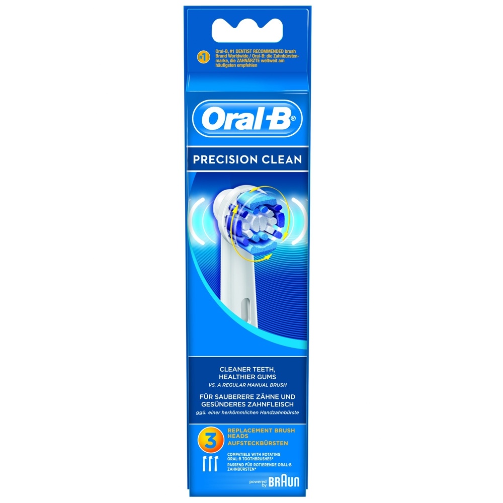 Oral-B recambio cepillo eléctrico EBI-20 3 unidades